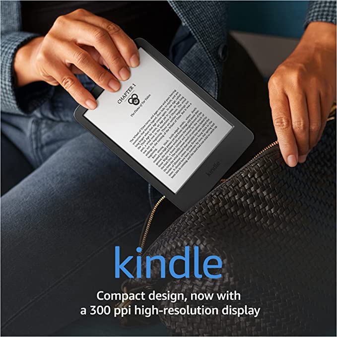 All New Kindle Basic [Latest, 2022] 16GB